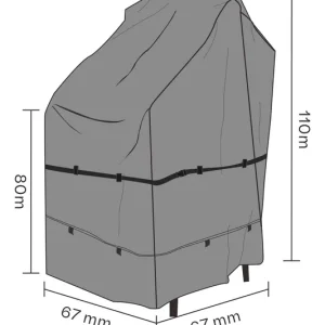 Utförsäljning Möbelskydd (Andas) - Till stapelstol 67 x 67 x 80-110 cm från Brafab- Bra Möbler