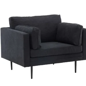 Trygg betalning Boom fåtölj - Svart 110 x 86 cm från Venture Design- Bra Möbler