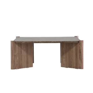 Rogaland soffbord - Brun 100 x 100 cm från Venture Design- Bra Möbler Sista chansen