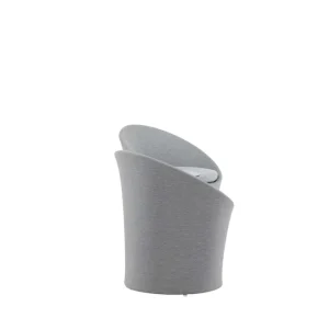 Spoga cafégrupp - Grå med vit dyna 2 fåtöljer & bord 40 cm från Venture Design- Bra Möbler Rabatt