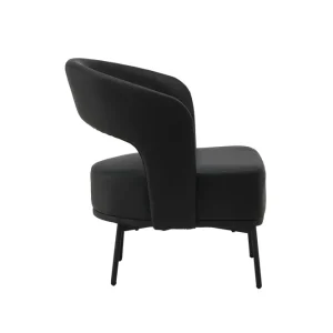 Mundo fåtölj - Svart 75 x 71 cm från Venture Design- Bra Möbler Utförsäljning