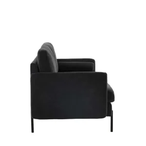 Fynd Antibes 3-sitssoffa - Svart/mörkgrå 209,5 x 87 cm från Venture Design- Bra Möbler