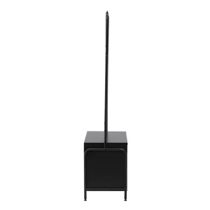 Kampanj Quito klädhängare - Svart 100 x 40 cm från Venture Design- Bra Möbler