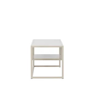 Riverside mediabänk - Beige 120 x 40 cm från Venture Design- Bra Möbler Rabatter