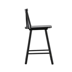 Mollöström barstol - Svart 43 x 44 cm från Venture Design- Bra Möbler Kampanj