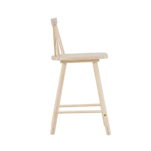 Erbjudande Mollöström barstol - Whitewash 43 x 44 cm från Venture Design- Bra Möbler