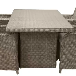 Wembley matgrupp - Natur 6 stolar & bord 200x100 cm från Venture Design- Bra Möbler Trygg betalning