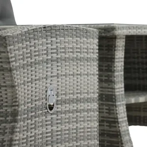 Sänkt pris Padova soffgrupp - Grå med grå dyna 3-sitssoffa, 2 fåtöljer & 140x80 cm från Venture Design- Bra Möbler