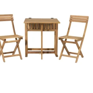 Populärt val Marion caféset - Natur 2 stolar & bord 65x65 cm från Venture Design- Bra Möbler