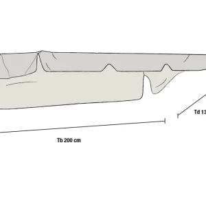 Bonn hammocktak - Svart 200 x 130 cm från Brafab- Bra Möbler Beställ idag