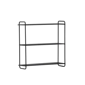 Lyon hylla - Svart 62 x 18 cm från Venture Design- Bra Möbler Rabatter