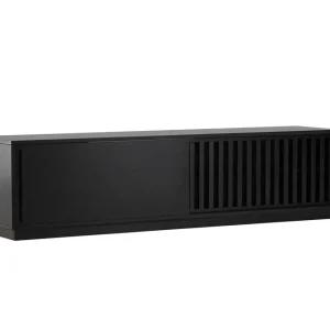 Kampanjpris Lugo TV-bänk - Svart/svart 180 x 40 cm från Venture Design- Bra Möbler
