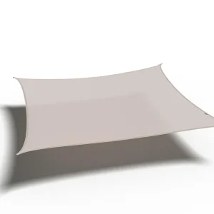 Kampanjpris Coolfit solskyddssegel - Greige 3,6 x 3,6 m från Platinum Sun & Shade- Bra Möbler