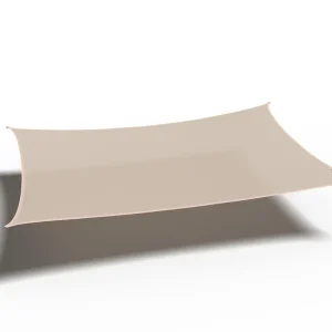 Begränsat erbjudande Coolfit solskyddssegel - Ecru white 5 x 3 m från Platinum Sun & Shade- Bra Möbler