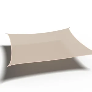 Fynd Coolfit solskyddssegel - Ecru white 5 x 5 m från Platinum Sun & Shade- Bra Möbler