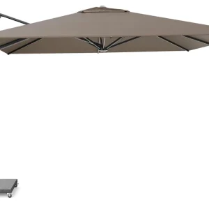 Fynd Beaufort parasoll - Anthracite/havanna exkl. parasollfot 3,2 x 3,2 m från Platinum Sun & Shade- Bra Möbler