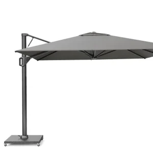 Beaufort parasoll - Anthracite/manhattan exkl. parasollfot 3,2 x 3,2 m från Platinum Sun & Shade- Bra Möbler Premium