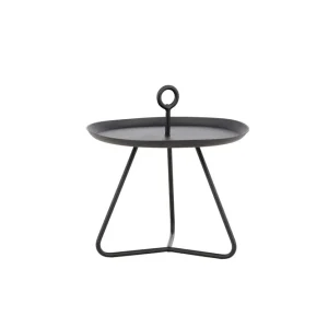 Kampanj Pamplona sidobord - Svart 53 cm från Venture Design- Bra Möbler