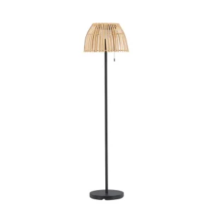 Begränsad tid Mabis golvlampa - Svart/natur 40 cm från Venture Design- Bra Möbler