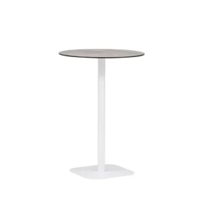 risnedsättning Milano barbord - Grå/vit 70 cm från Venture Design- Bra Möbler