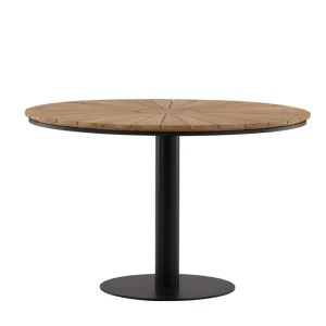 Utförsäljning Croft matbord - Svart/natur 120 cm från Venture Design- Bra Möbler