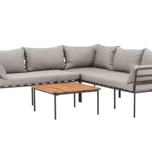 Kundfavorit Penh soffgrupp - Beige/sand 2st 2-sitsavslut, hörn & bord 65x65 cm från Venture Design- Bra Möbler