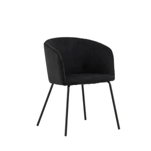Berit matstol - Svart från Venture Design- Bra Möbler Begränsat erbjudande