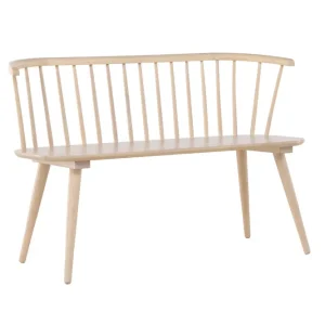 Bobby kökssoffa - Whitewash 120 x 49 cm från Venture Design- Bra Möbler Kampanj