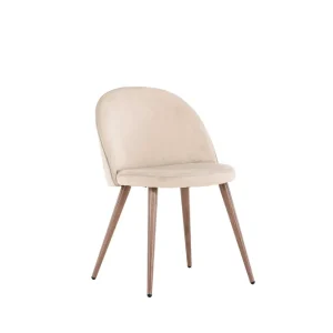 Begränsat antal Velvet matstol - Beige från Venture Design- Bra Möbler