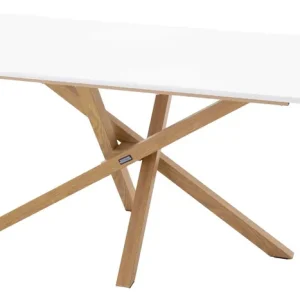 Piazza matbord - Natur/vit 180 x 90 cm från Venture Design- Bra Möbler Bästa pris