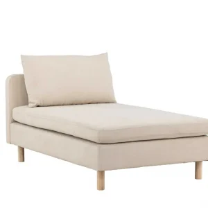 Zero schäslong - Beige 152 x 94 cm från Venture Design- Bra Möbler Rabatt