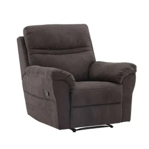 Reapris Taranto reclinerfåtölj - Svart/brun från Venture Design- Bra Möbler