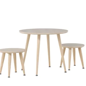 I lager Kids barnbord - Whitewash 60 cm från Venture Design- Bra Möbler