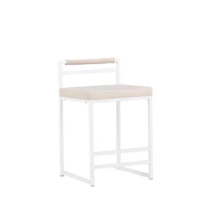 Opelika barstol - Beige från Venture Design- Bra Möbler Extra rabatt