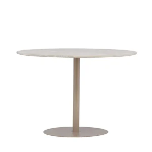 Populärt val Lycke matbord - Beige 110 cm från Venture Design- Bra Möbler