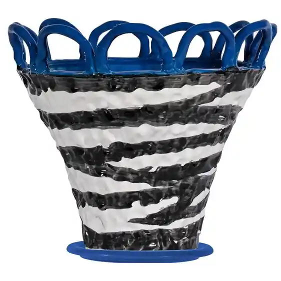 I lager Patty Kruka 25 cm, Blå Zebra