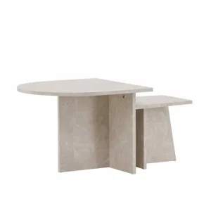 Sala soffbord - Beige 40-60 x 40-60 cm från Venture Design- Bra Möbler Beställ nu