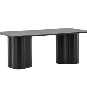 Olivia soffbord - Svart 120 x 60 cm från Venture Design- Bra Möbler Rabatter