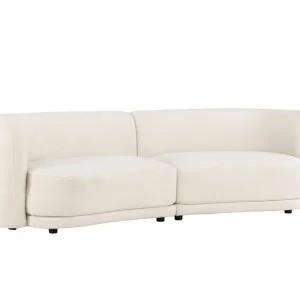 Cielo 3-sitssoffa - Beige/svart från Venture Design- Bra Möbler Begränsad tid