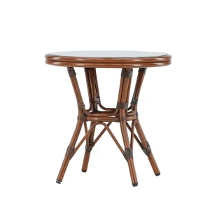 Sagres cafébord - Brun/mörkbrun 60 cm från Venture Design- Bra Möbler Snabb leverans