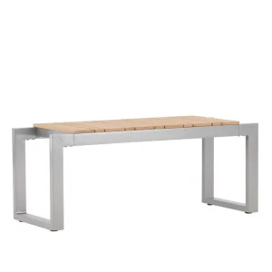 Zenia bänk - Mörkgrå/natur 100 x 38 cm från Venture Design- Bra Möbler Reapris