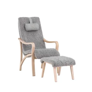 Populär Fårö fåtölj - Ekfaner/ljusgrå från Venture Design- Bra Möbler