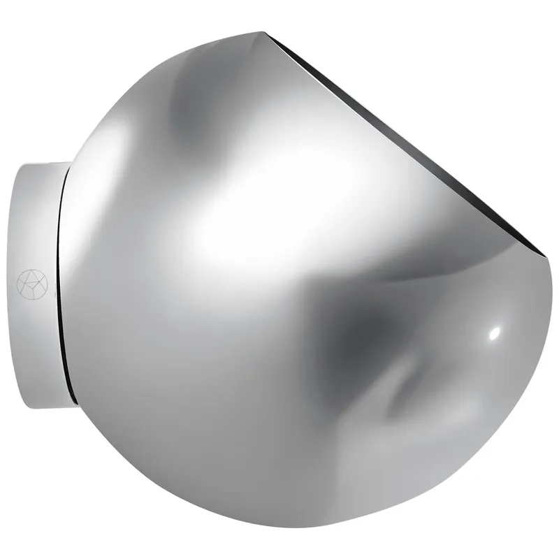 Begränsat erbjudande Globe Väggkruka Ø17 cm, Silver