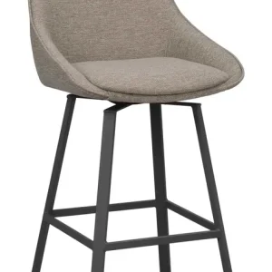 Bästa pris Alison barstol - Mörkbeige/svart från Rowico Home- Bra Möbler