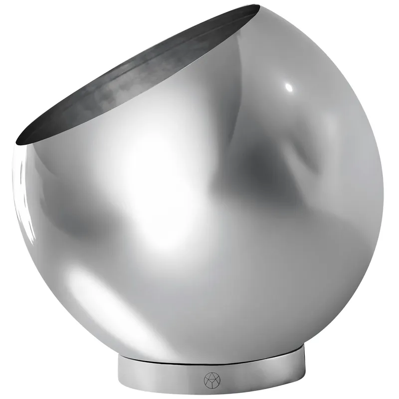 Säker betalning Globe Blomkruka Ø17 cm, Silver