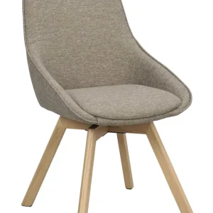 Snabb leverans Alison stol - Mörkbeige/ek från Rowico Home- Bra Möbler
