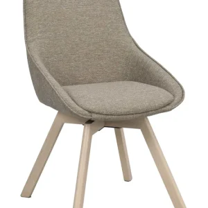 Alison stol - Mörkbeige/vitpigmenterad från Rowico Home- Bra Möbler Expressleverans