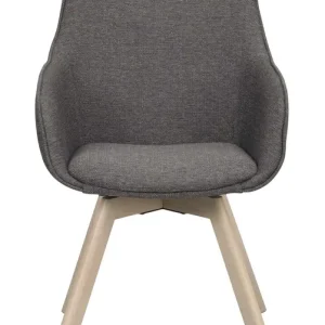 Alison karmstol - Grå/vitpigmenterad från Rowico Home- Bra Möbler Premium