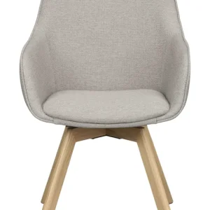 Fynd Alison karmstol - Beige/ek från Rowico Home- Bra Möbler