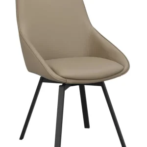 I lager Alison stol - Beige/svart från Rowico Home- Bra Möbler